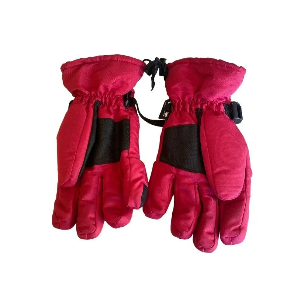 3M Thinsulate Winter Gloves Pink Ladies M/L 40g Insulated Quilted Ski Snow Gear